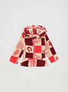 Wrangler Girl's Ruffle Hem Sherpa Zip Jacket - Broken horn