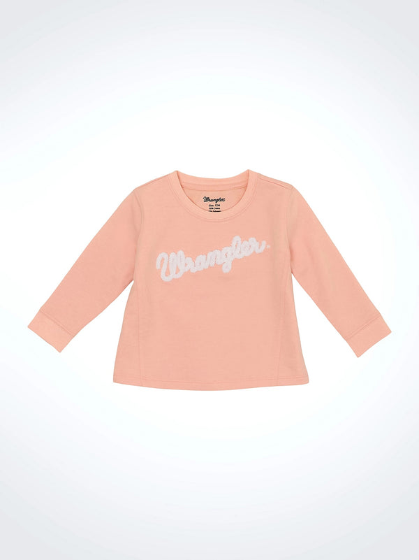 Wrangler Logo Crew Sweatshirt - Broken horn