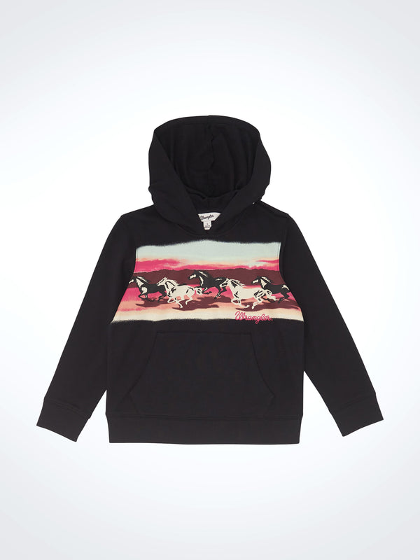 Wrangler Girls Western Hoodie - Broken horn