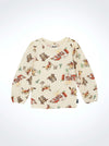 Wrangler Bishop Sleeve Western Print Tee - Broken horn