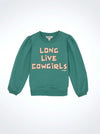 Wrangler Graphic Puff Sleeve Pullover - Broken horn