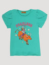 Wrangler Girls Fearless Bull Rider Tulip - Green - Broken horn