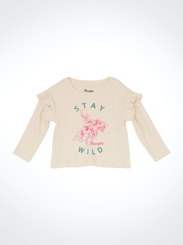 Wrangler Baby Girl Knit Top - Broken horn