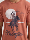 Wrangler Men's Graphic Cowboy Tees - Broken horn