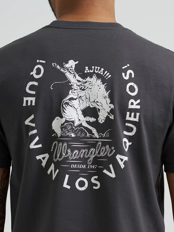 Wrangler Men's Graphic Tee Horse Rider - Broken horn