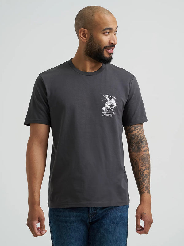 Wrangler Men's Graphic Tee Horse Rider - Broken horn