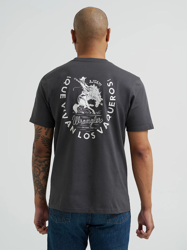 Wrangler Men's Graphic Tee Horse Rider - Broken horn