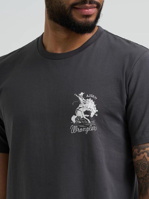 Wrangler Men's Graphic Tee Horse Rider - Broken horn