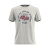 Wrangler Men T-Shirt - Marshmallow Heather - Broken horn