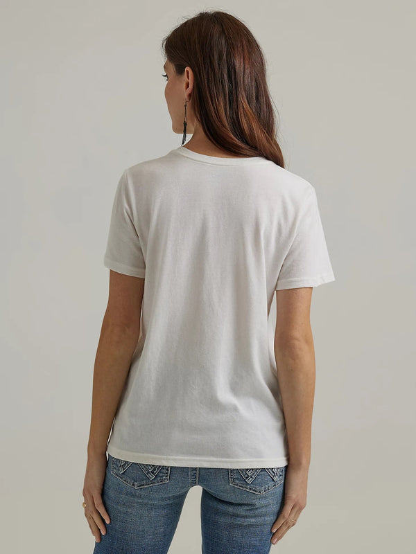 Wrangler Women Cowboy Regular Fit Tee - Broken horn