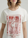 Wrangler Women Western Graphic Boyfriend Tee - Broken horn