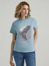 Wrangler Women Western Graphic Boyfriend Tee - Broken horn