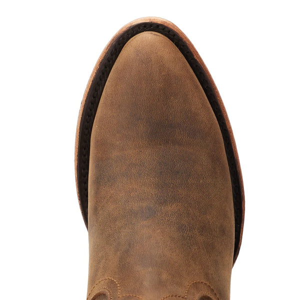 Lane Boots Plain Jane Midi - Burnt Caramel - Broken horn