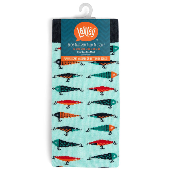 I'd Rather Be Fishing Socks - Broken horn