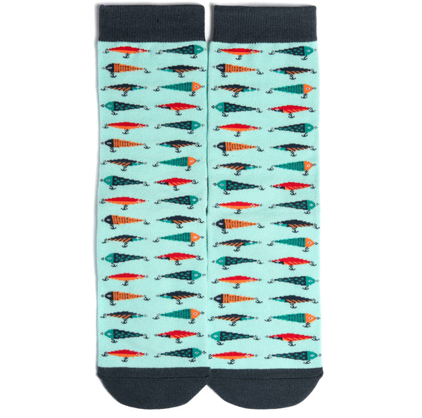 I'd Rather Be Fishing Socks - Broken horn
