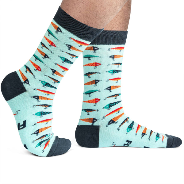 I'd Rather Be Fishing Socks - Broken horn