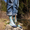 I'd Rather Be Fishing Socks - Broken horn