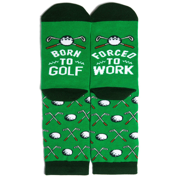 Born to Golf, Forced to Work Socks - Broken horn