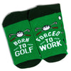 Born to Golf, Forced to Work Socks - Broken horn