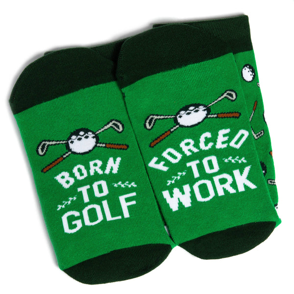 Born to Golf, Forced to Work Socks - Broken horn