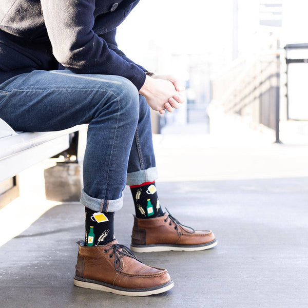Bring Me Some Beer Socks - Broken horn