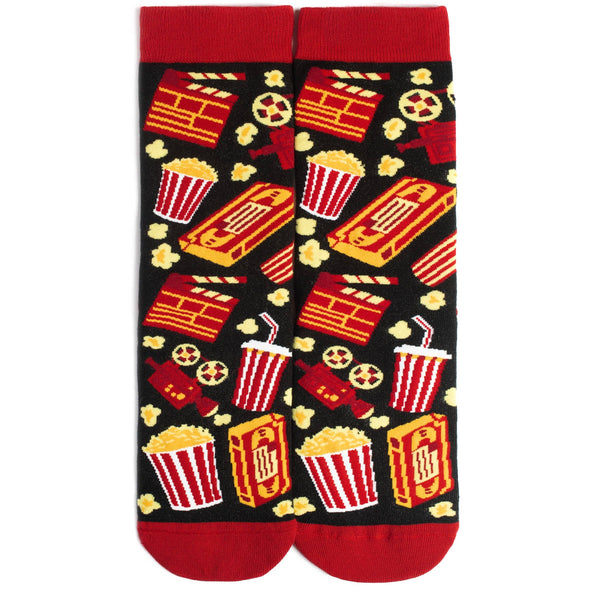 Do Not Disturb, I'm Watching Movies Socks - Broken horn