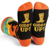 Giddy Up Socks - Broken horn