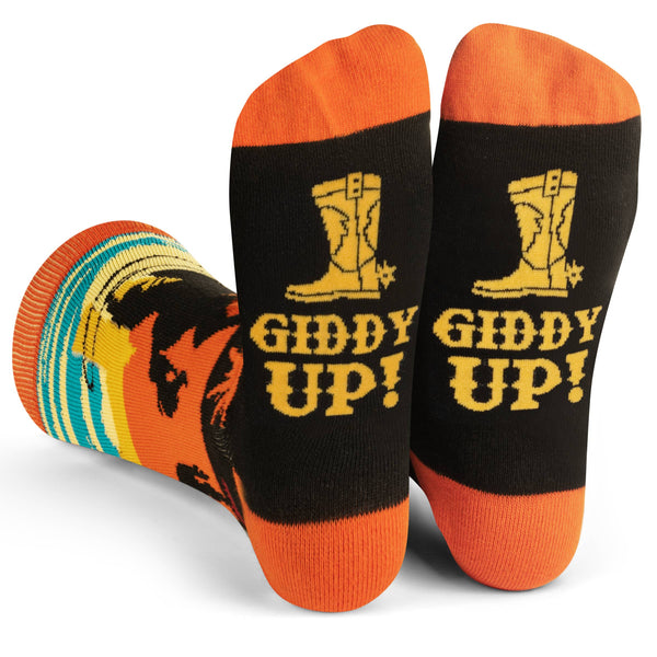 Giddy Up Socks - Broken horn