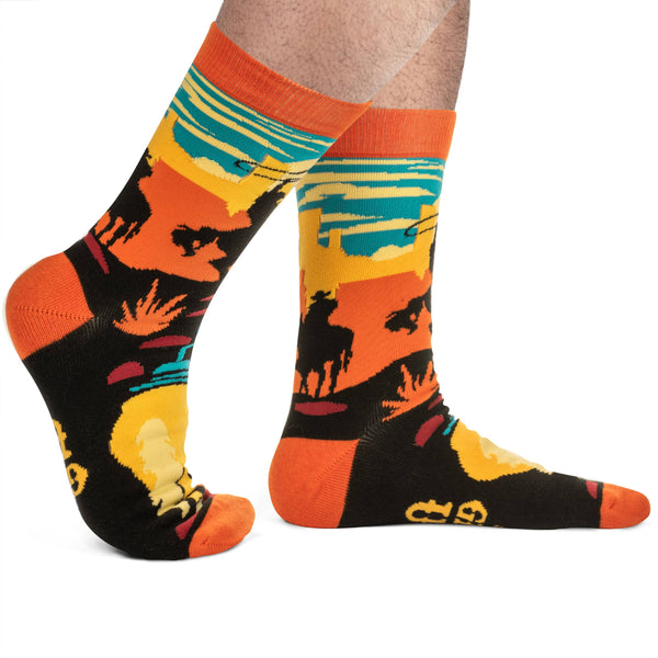 Giddy Up Socks - Broken horn