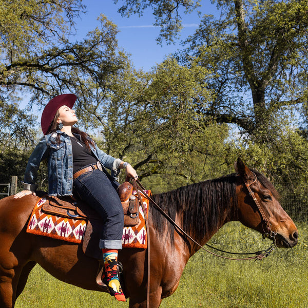 Giddy Up Socks - Broken horn