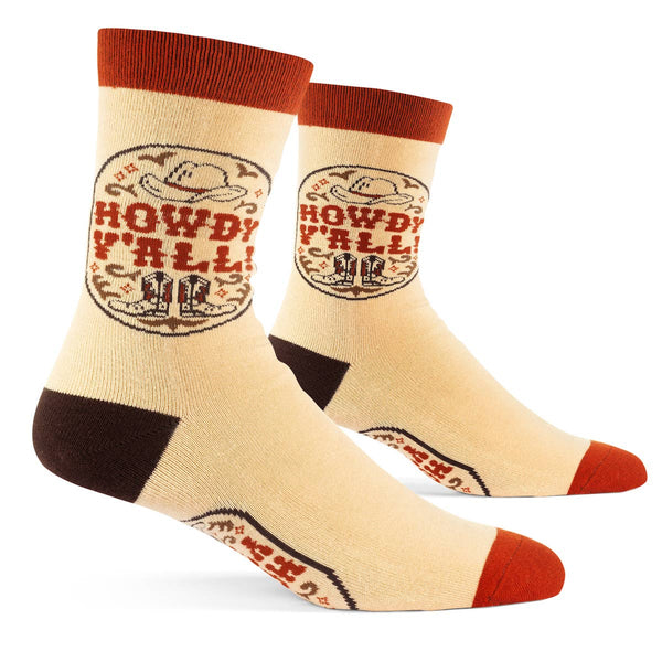 Howdy Y'all Socks - Broken horn