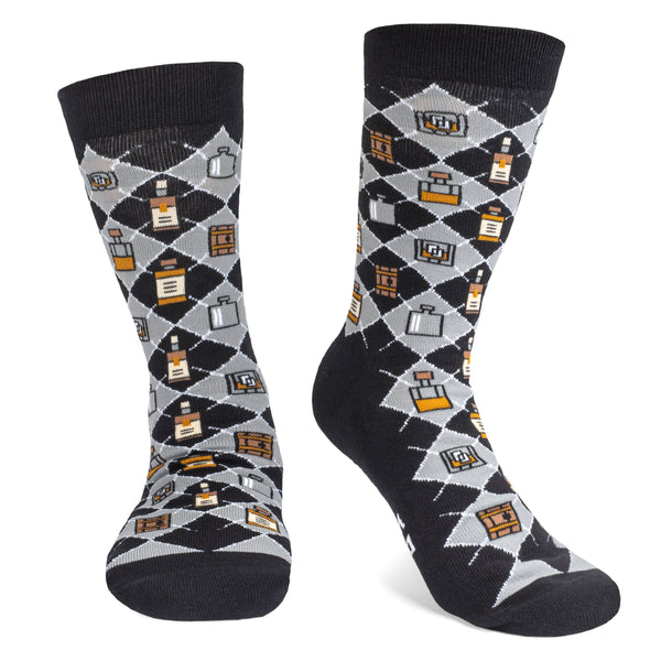 I'd Rather Be Drinking Whiskey Socks - Broken horn
