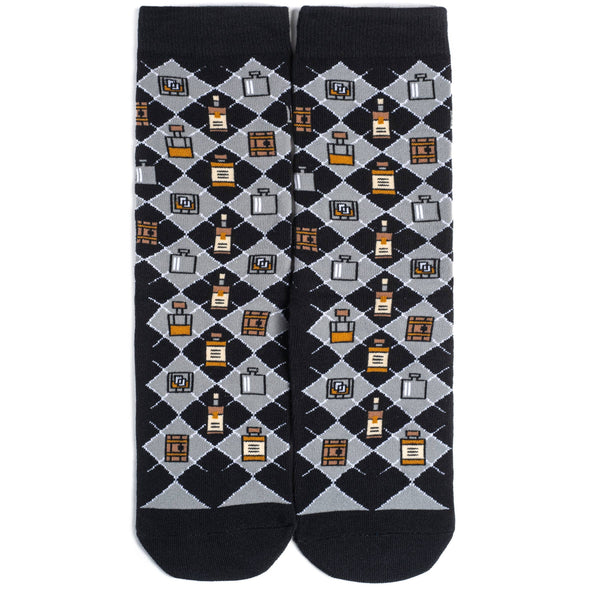 I'd Rather Be Drinking Whiskey Socks - Broken horn