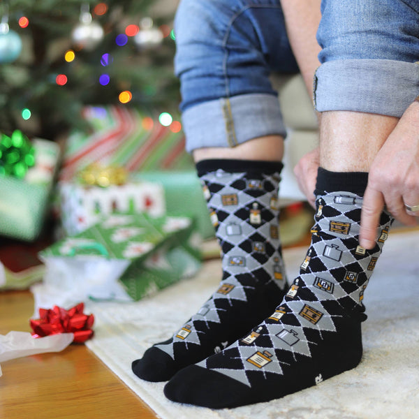 I'd Rather Be Drinking Whiskey Socks - Broken horn