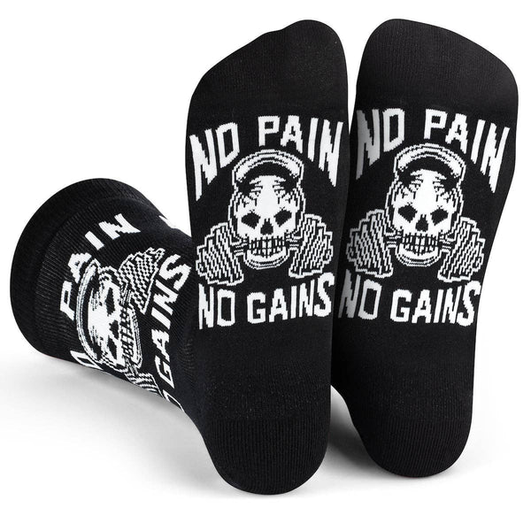 No Pain, No Gain Socks - Broken horn
