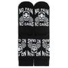 No Pain, No Gain Socks - Broken horn