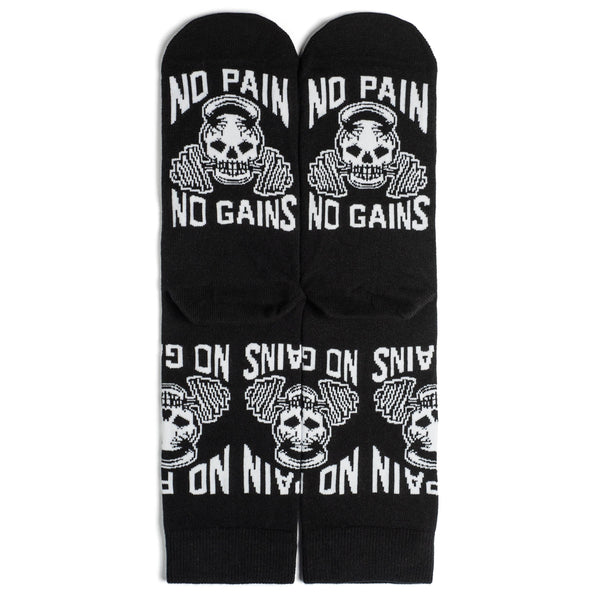 No Pain, No Gain Socks - Broken horn