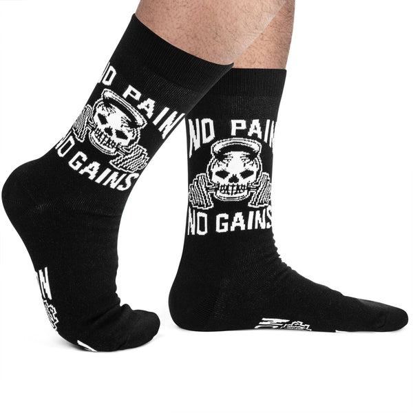No Pain, No Gain Socks - Broken horn