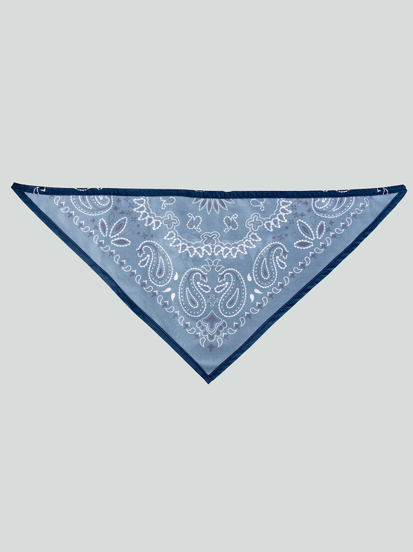 Wrangler Pet Paisley Bandana Navy Multi - Broken horn