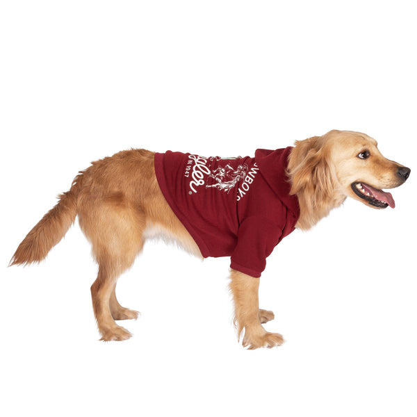 Wrangler Pet Long Live Cowboys Hoodie - Broken horn