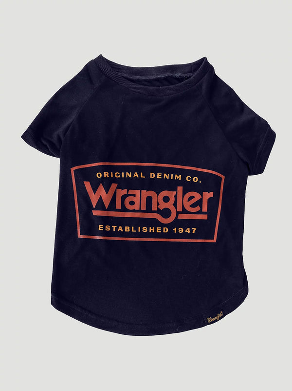Wrangler Pet Est Logo Tee - Broken horn