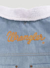 Wrangler Pet Light Denim Jacket - Broken horn