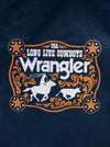 Wrangler Pet Logo Graphic Tee Navy - Buckle - Broken horn