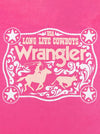 Wrangler Pet Logo Graphic Tee Pink - Buckle - Broken horn