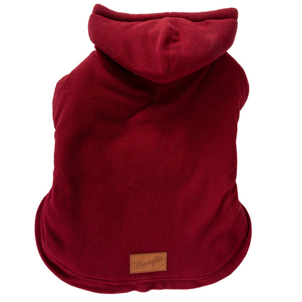 Wrangler Pet Reversible Flannel & Fleece Vest - Broken horn