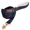 Wrangler Pet Denim And Sherpa Lead Dark Wash - Broken horn