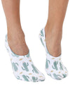 No-Show Liner Socks - Cactus Pring - Broken horn