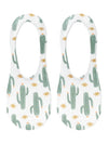 No-Show Liner Socks - Cactus Pring - Broken horn