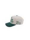 Tequila & Country Music Hat - Bone/Green - Broken horn