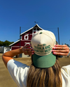 Tequila & Country Music Hat - Bone/Green - Broken horn